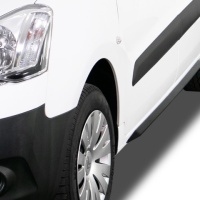 RDX Racedesign prahov� li�ty Slim (ABS plast leskl� �ern�) Peugeot Partner -- rok v�roby 2008-18